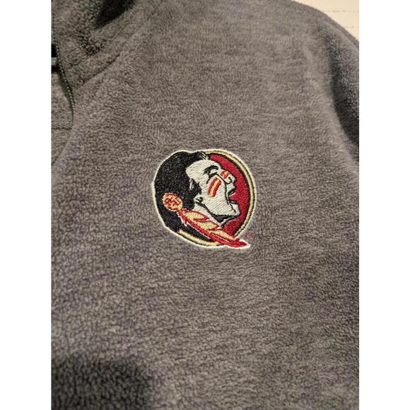 Florida State University Seminoles FSU Zip-Up Pullover Mens Medium - Picture 4 of 10